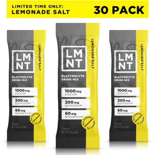 LMNT Zero-Sugar Electrolytes Lemonade Salt
