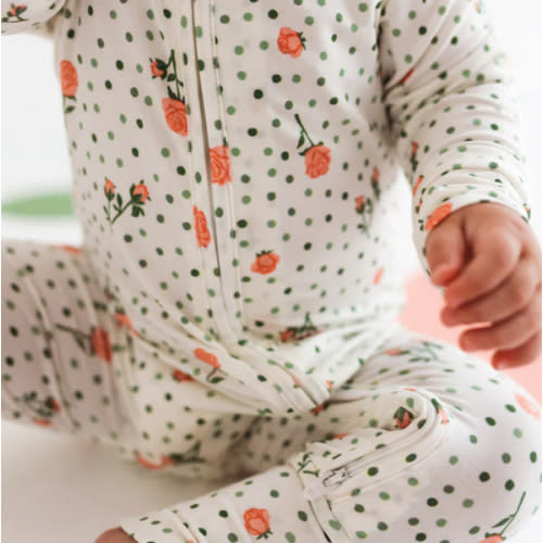 Quinn Floral Zipper Romper – In my Jammers