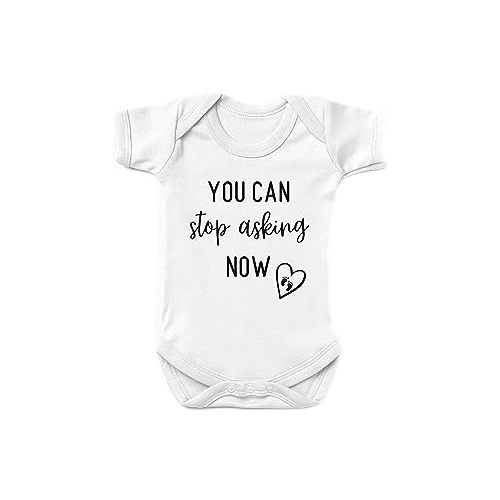 Funny Pregnancy Announcement Gift for Grandparents to be, You can stop asking" Baby Coming Soon Reveal idea for Grandma, Grandpa, Dad, Husband, Aunt, Uncle