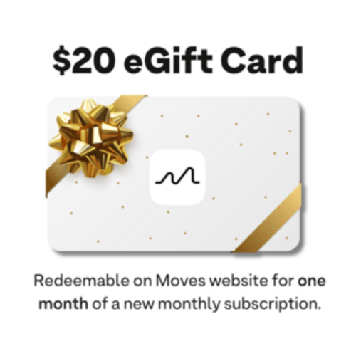 1-Month Gift Code | Moves App