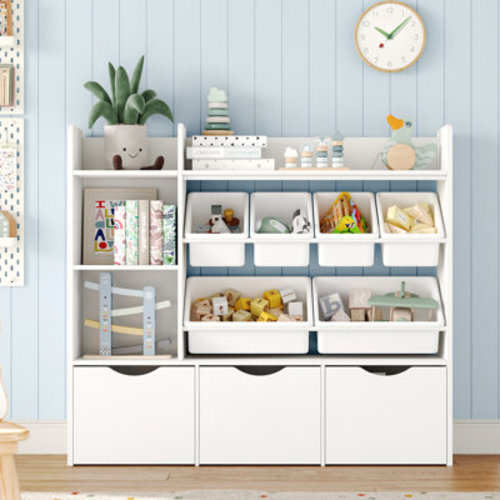 Latitude Run® Maggiorina Kids Standard Bookcase, Storage Book Rack, Organizer Cabinet, Book Display | Wayfair