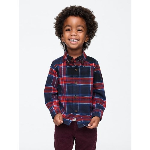 Baby & Toddler Organic Cotton Flannel Shirt | Gap