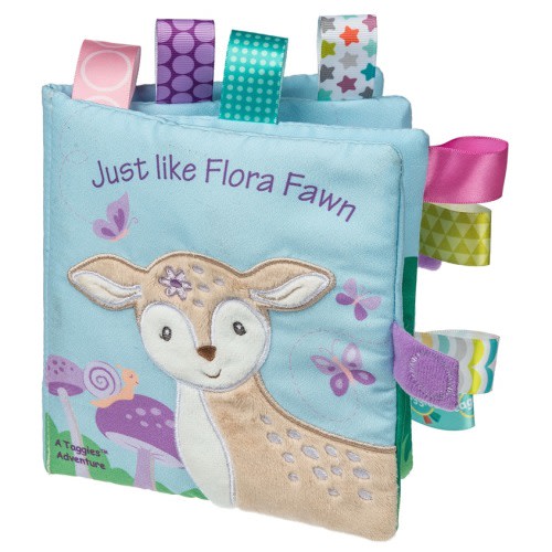 Taggies Flora Fawn Soft Book – 6×6″ – Mary Meyer Stuffed Toys