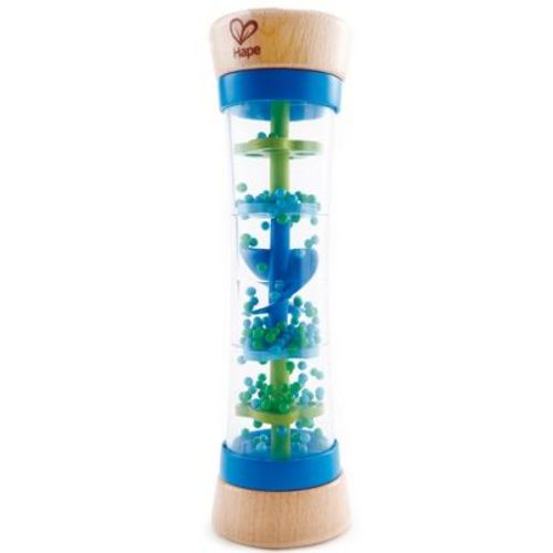 Hape: Beaded Raindrops - Blue- Wooden Soothing Sounds Toy,infant