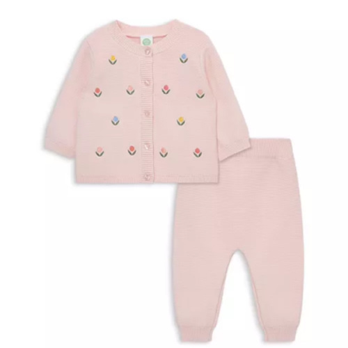 Girls' Flowers Sweater Set - Baby
