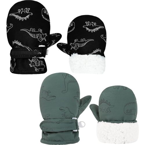 ENBAOHUI Baby Gloves Toddler Snow Glove Waterproof Mittens Fleece Lined Winter Warm Kids Snow Infant Ski Mitten