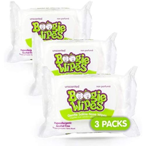 Boogie Wipes Wet Wipes for Baby and Kids, Unscented, 30 Wipes 30 Count (Pack of 3)
