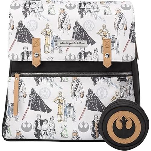 Petunia Pickle Bottom Meta Backpack, Baby Bag, Diaper Bag for Parents, Stylish Organizer, Spacious Backpack for Moms and Dads, Disney, The Star Wars Collection