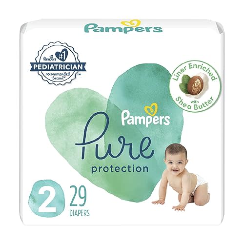 pampers Pure Protection Diaper Size 2 29 ct Old