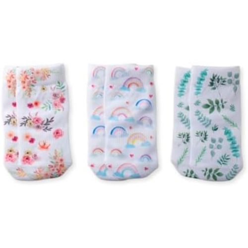 squid socks Polyester Socks | 0-6M, 6-12M, 12-24M, & 2T-3T | Grip Socks that Stay On | As Seen on Shark Tank | Chloe