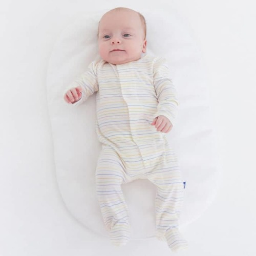 multi color stripe CloudStretch™ magnetic footie
