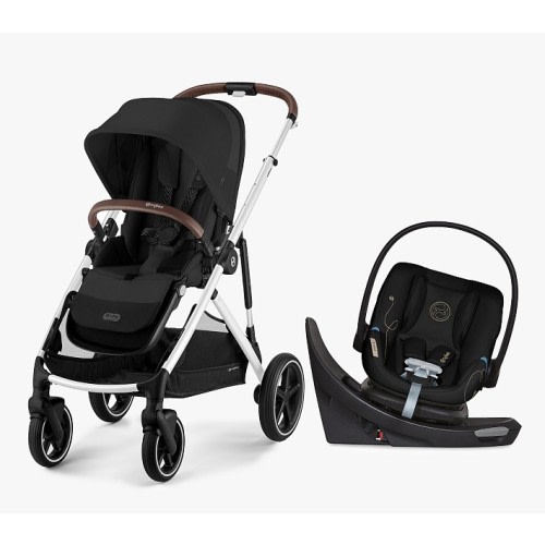 Cybex Gazelle S 2 Single to Double, Aton G & Gazelle S Bassinet Travel System