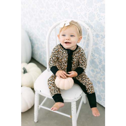 Cheetah Premium Ruffle Romper