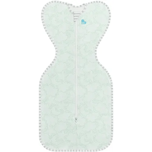 Love to Dream Organic Swaddle, Baby Sleep Sack, Swaddle Up Self-Soothing Swaddles for Newborns, Get Longer Sleep, Snug Fit Helps Calm Startle Reflex, 1.0 Tog Sleep Sack, 8-13lbs, Mint