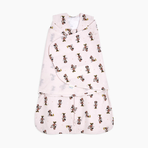 Halo Disney SleepSack Swaddle Cotton - Minnie Fun, Newborn