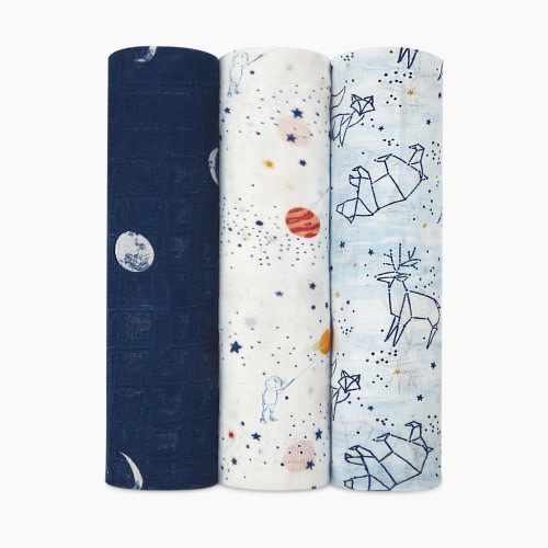 Aden + Anais Silky Soft Swaddles (3 Pack) - Stargaze