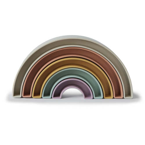 Rainbow Stacker Toy – Mushie