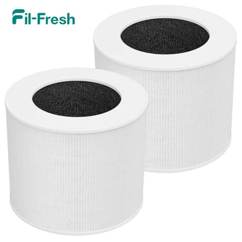 Fil fresh 2-Pack Core Mini Replacement Filter for Levoit Core Mini-RF Air Purifiers, 3-in-1 True HEPA Core Mini-RF Filter, High-Efficiency Activated Carbon, Replace Core Mini-RF