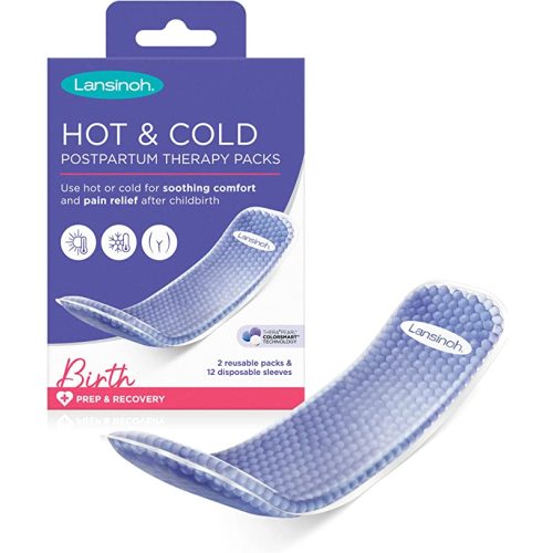 Lansinoh Hot and Cold Pads for Postpartum Essentials, 2 Count Postpartum Pads - Hot & Cold Therapy Pads