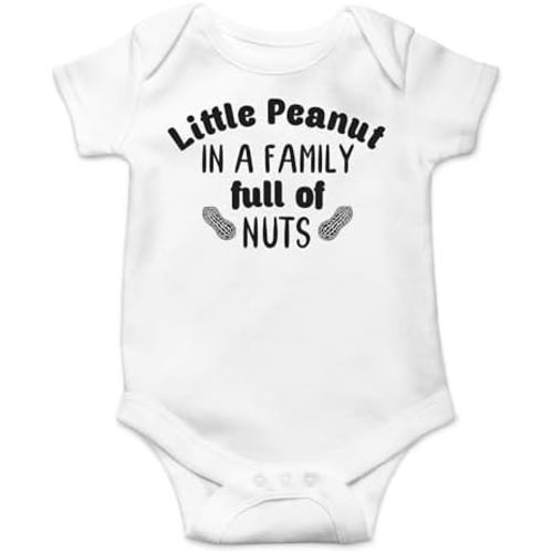 CBTwear Little Peanut Baby Bodysuit - Adorable Boy Girl Romper Clothing Funny Cute Infant Outfit Unisex