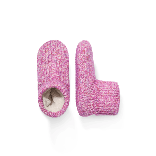 Women's Gripper Slipper Bootie - Sherpa-Lined
