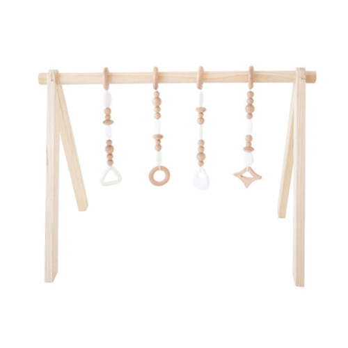 Wooden Baby Gym - White