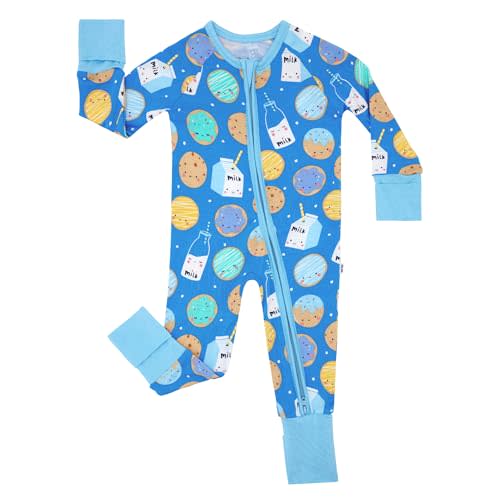 Little Sleepies Pajamas for Baby Boys & Girls, Viscose from Bamboo Baby Pajamas, Snug Baby Sleeper, Toddler PJs, 2-Way Zipper