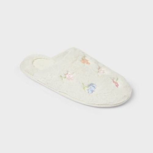 Women's Emily Scuff Slippers - Auden™ Ivory M