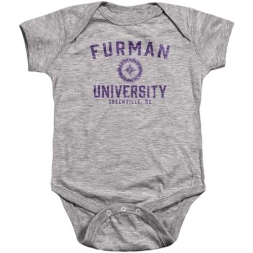 LOGOVISION Furman University Circle Logo Unisex Infant Snap Suit for Baby
