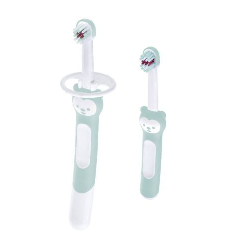 Mam Learn To Brush Toothbrush Extra Soft - 2pk - Boy