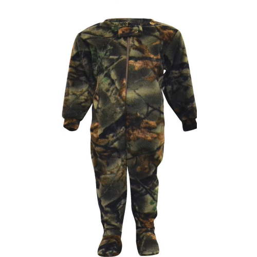 TrailCrest Infant Camo One Piece Footed Fleece Crawler, Camo, 3-6 Months