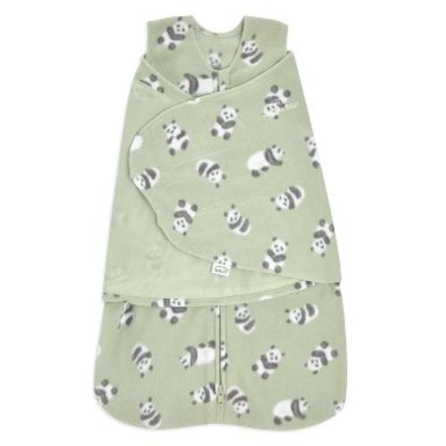 HALO Baby Micro-Fleece 3.0 TOG Sleepsack Sleeveless Swaddle Wrap - Cozy Pandas - S: Infant Size, Sleeveless, Inverted Zipper, Snug Fit