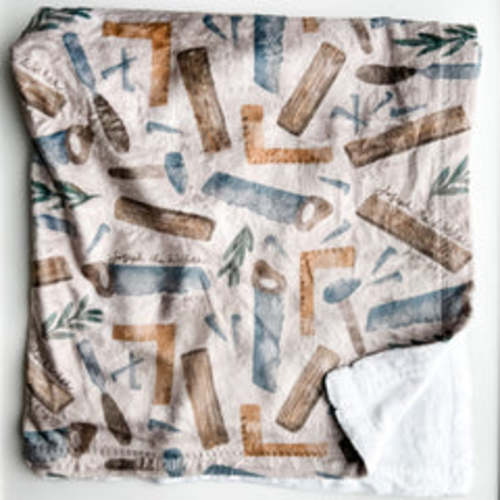 Verso l'Alto Minky Blanket – The Little Rose Shop