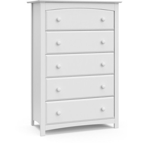 Storkcraft Kenton 5 Drawer Dresser - White