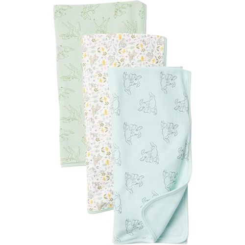 Amazon Essentials Disney | Marvel | Star Wars Unisex Babies' Swaddle Blankets, Pack of 3