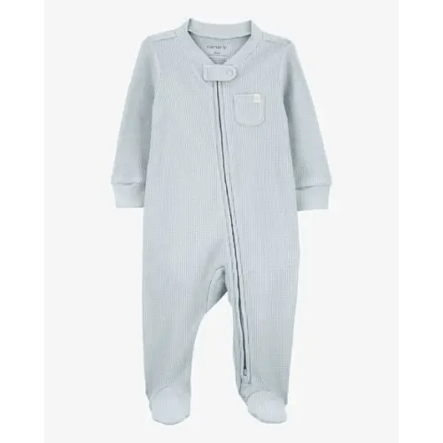 Baby 2-Way Zip Thermal Sleep & Play Pajamas - Carter's | Carter's