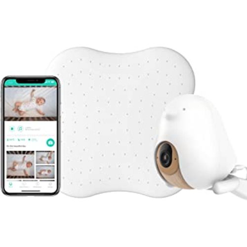 Cubo Ai Sleep Safety Bundle - Includes 1080p HD Night Vision Cubo Ai Plus Smart Baby Monitor with 3-Stand Set & Sleep Sensor Pad | Proactive AI Safety Alerts, Sleep Analytics & Micro Motion Detection
