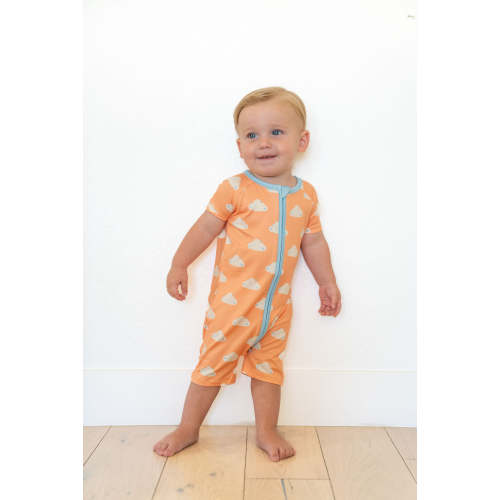 STARRY CLOUDS | SHORT ZIPPER ONE PIECE