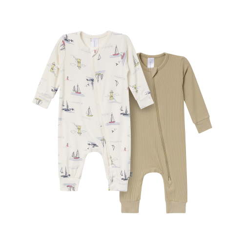 Modern Moments 2pc Baby Boy Pajama Set, Sizes (Newborn - 24 Months)
