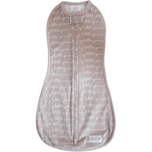 Woombie Original Nursery Swaddling Blanket - For Babies up to 6 Months (My Little Peanut, 14-19 lbs)