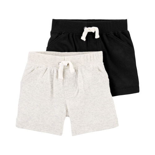 Baby 2-Pack Cotton Pull-On Shorts - Carter's | Carter's