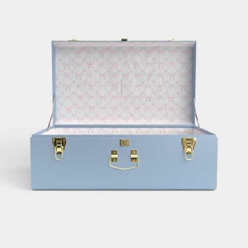Grand Classic Trunk - Light Blue - Bella’s Bows / Embroidery
