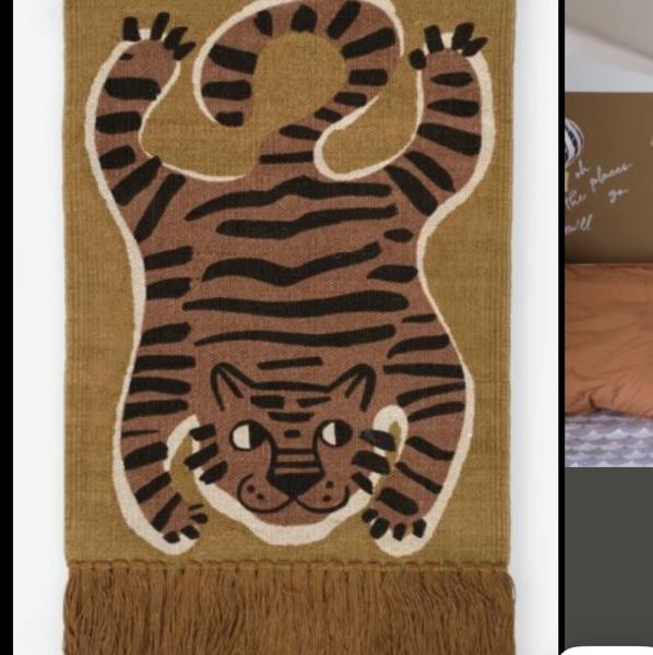 Leo wall hanging | Ochre
