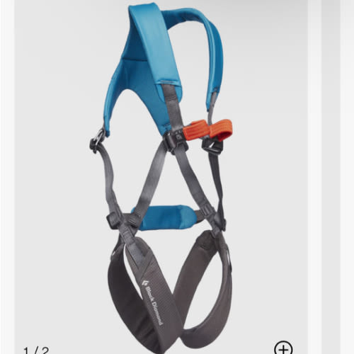 Kids' Momentum Full Body Harness – Black Diamond