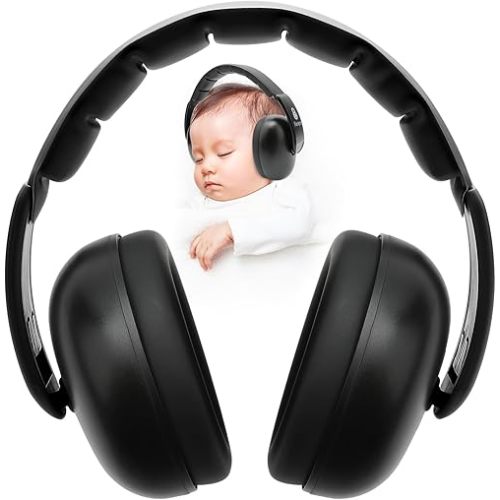 Baby Headphones for Noise - [Upgraded Baby-Friendly Version] Baby Ear Muffs Noise Protection - Baby Noise Cancelling Headphones - Baby Ear Protection for 3 Months to 2 Years