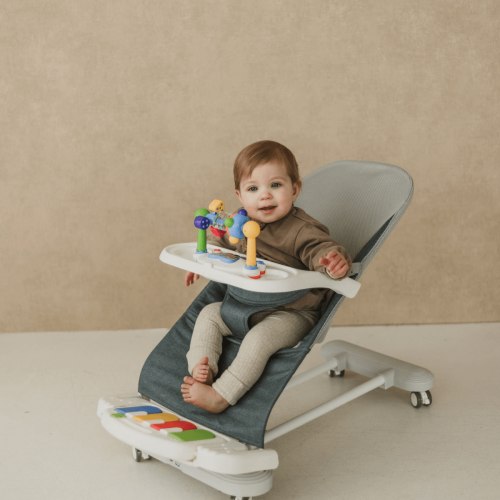 Cuddobaby 4-In-1 Baby Bouncer Fun | Blue - Cuddo Baby