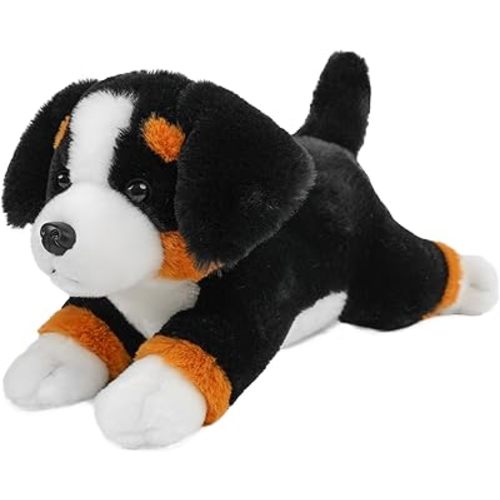 Dog Stuffed Animal Bernese Mountain 12″ Plush Toy Soft Plush Puppy Realistic Dog Cute Dog Plushie Stuffed Cuddly for Kids Toddlers Boys Girls Birthday Christmas Toy