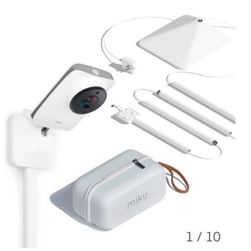 Miku Pro Smart Baby Monitor Bundle | No Contact Breathing and Sleep Tracking