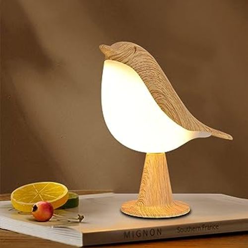 BestAlice Bedside Touch Control Table Lamp, Cute Bird Led Desk Lamp, Creative Bedside Lamp Aroma Lamps with USB Port, 3 Way Dimmable Bird Lamp, Car Decorative Lamp Modern Night Light for Home Office