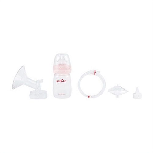 Spectra Premium Breast Milk Pump Accessory Kit with Baby Bottles Medium 24mm